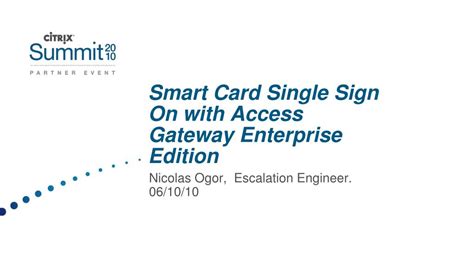 smart card single sign on|single sign on software.